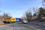 Cabooses bringing up the rear of the TFT Train